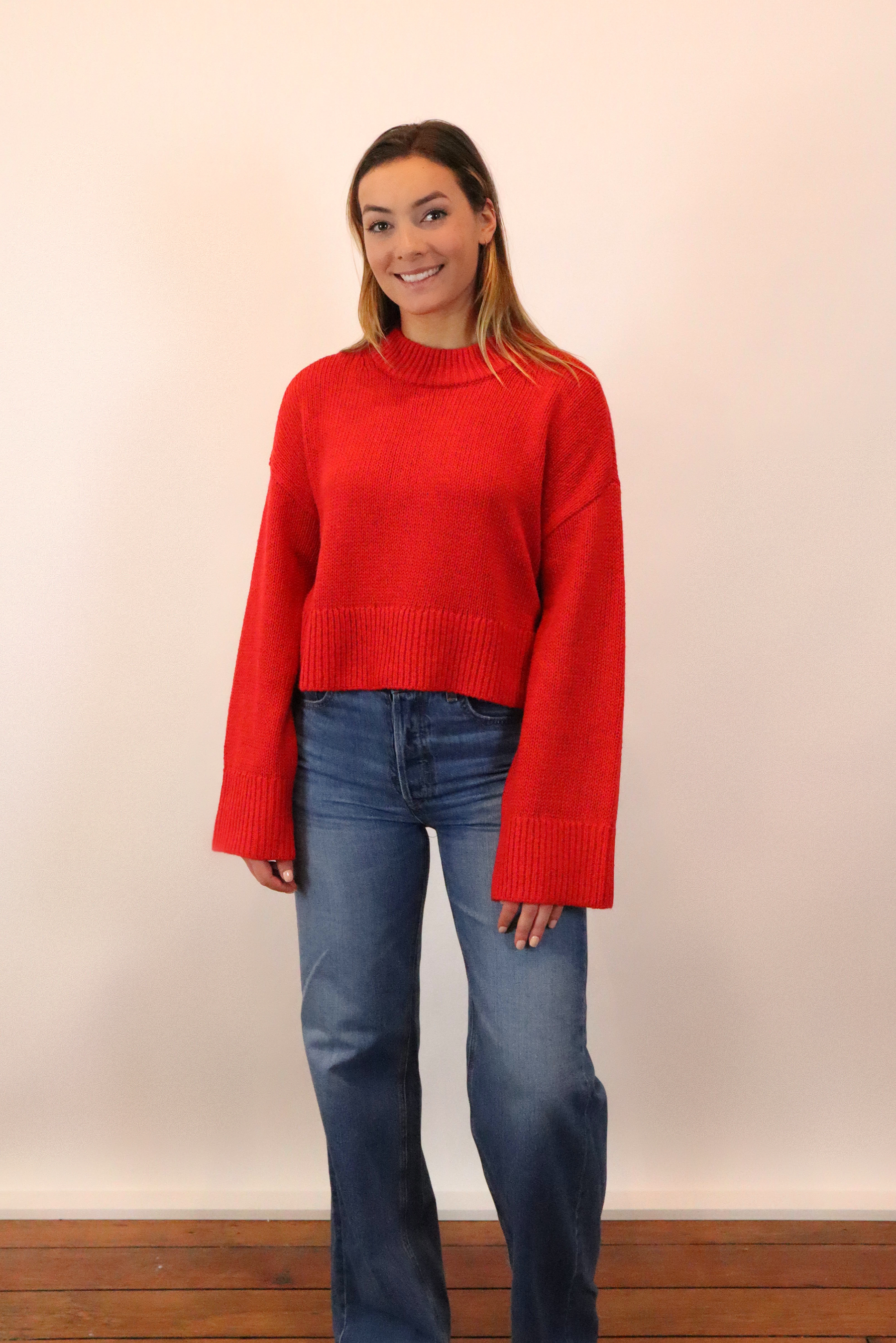 Clay Pullover in Red (XS)