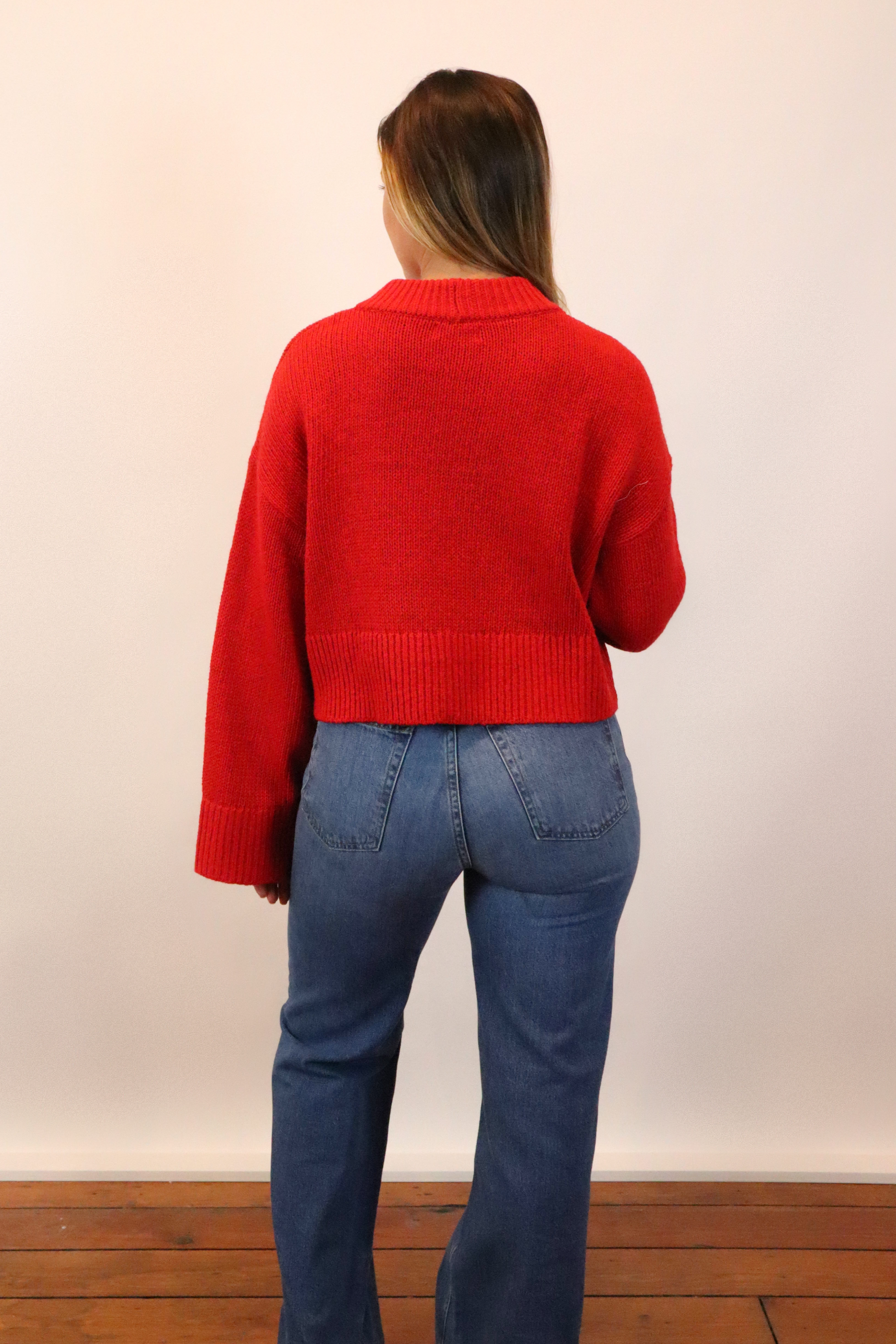 Clay Pullover in Red (S)