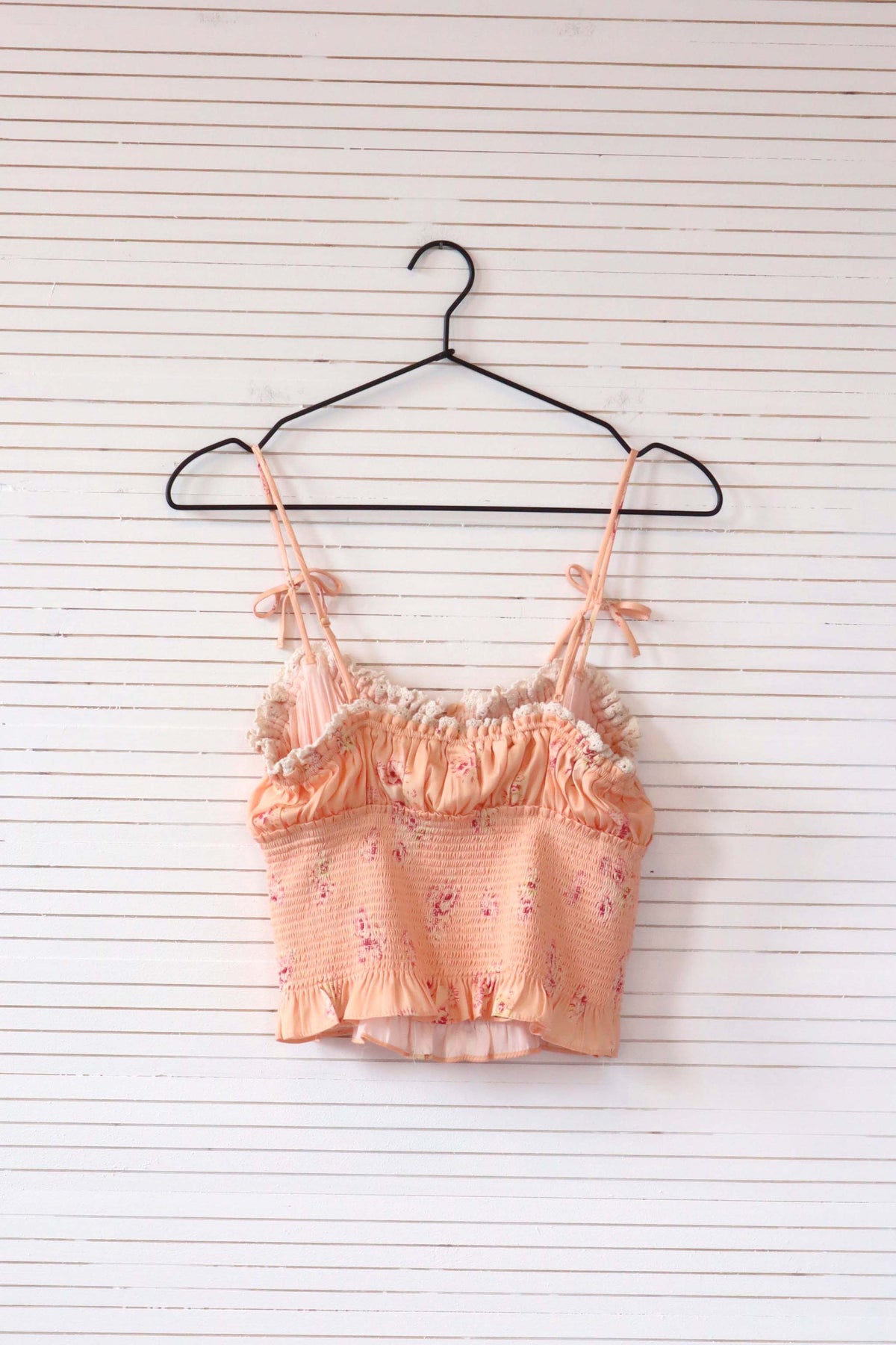 Free People Peach Floral Cami (S)