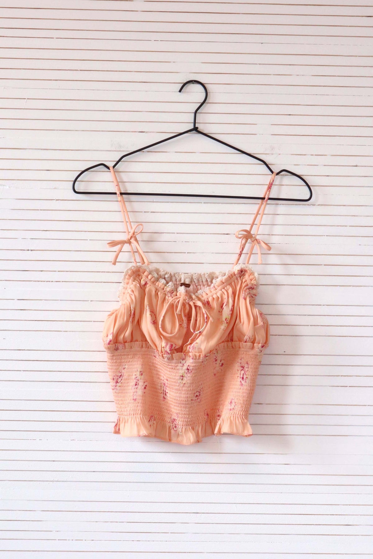 Free People Peach Floral Cami (S)