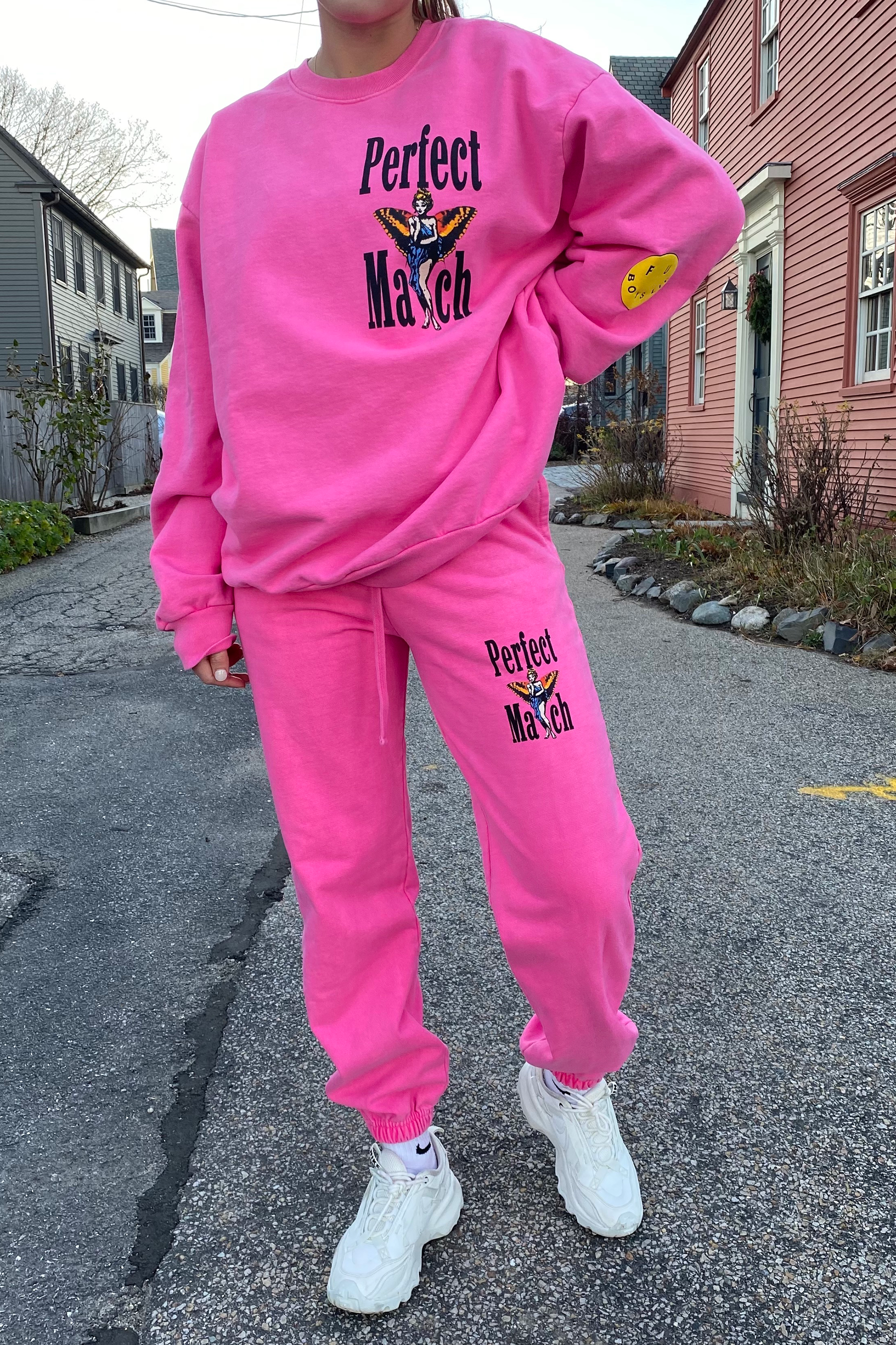 Msecret Colourblocked Onion Pink Sweat Pants, Buy SIZE M Bottom Online for