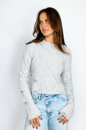 Adler Sweater in Light Grey (XS)