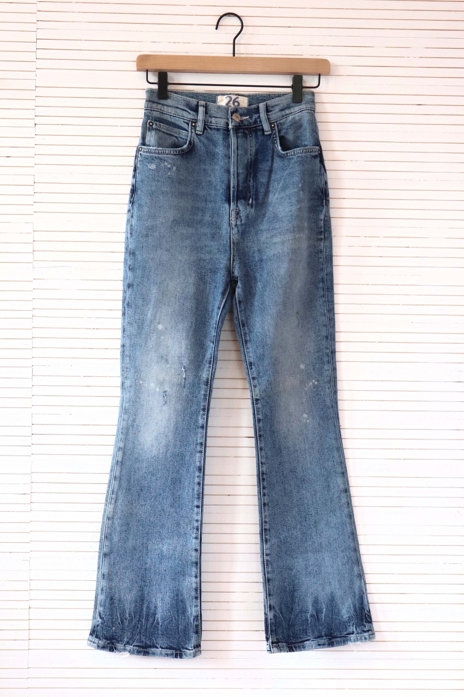 Phoenix Crop Flare Jeans (26)